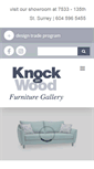 Mobile Screenshot of knockonwoodfurniture.com